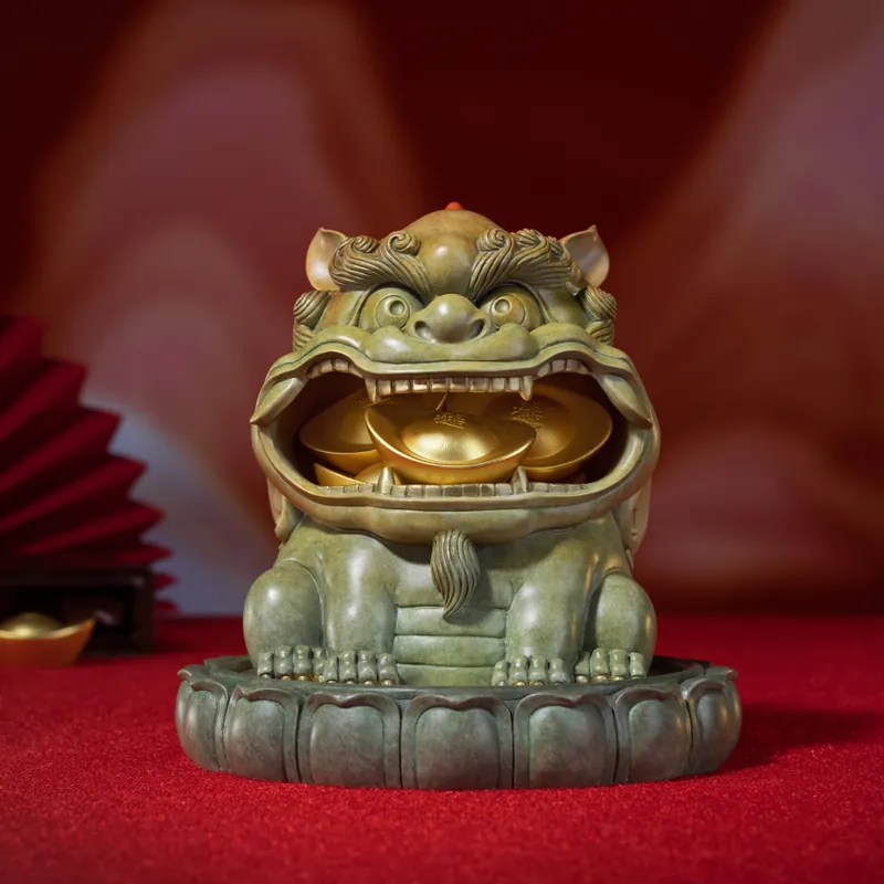 Bức tượng đồng Tỳ Hưu Tiền Tài