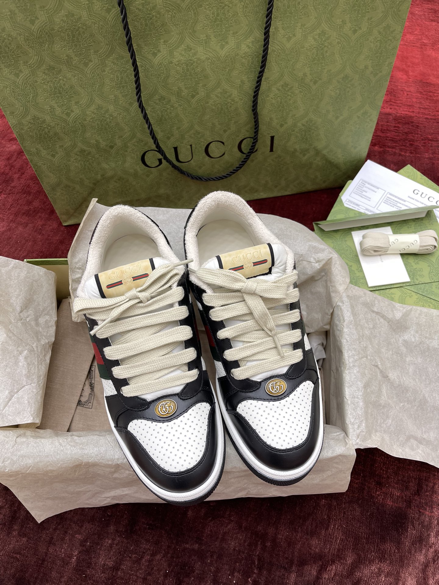 GIÀY GUCCI SCREENER SNEAKER SHOES AAA