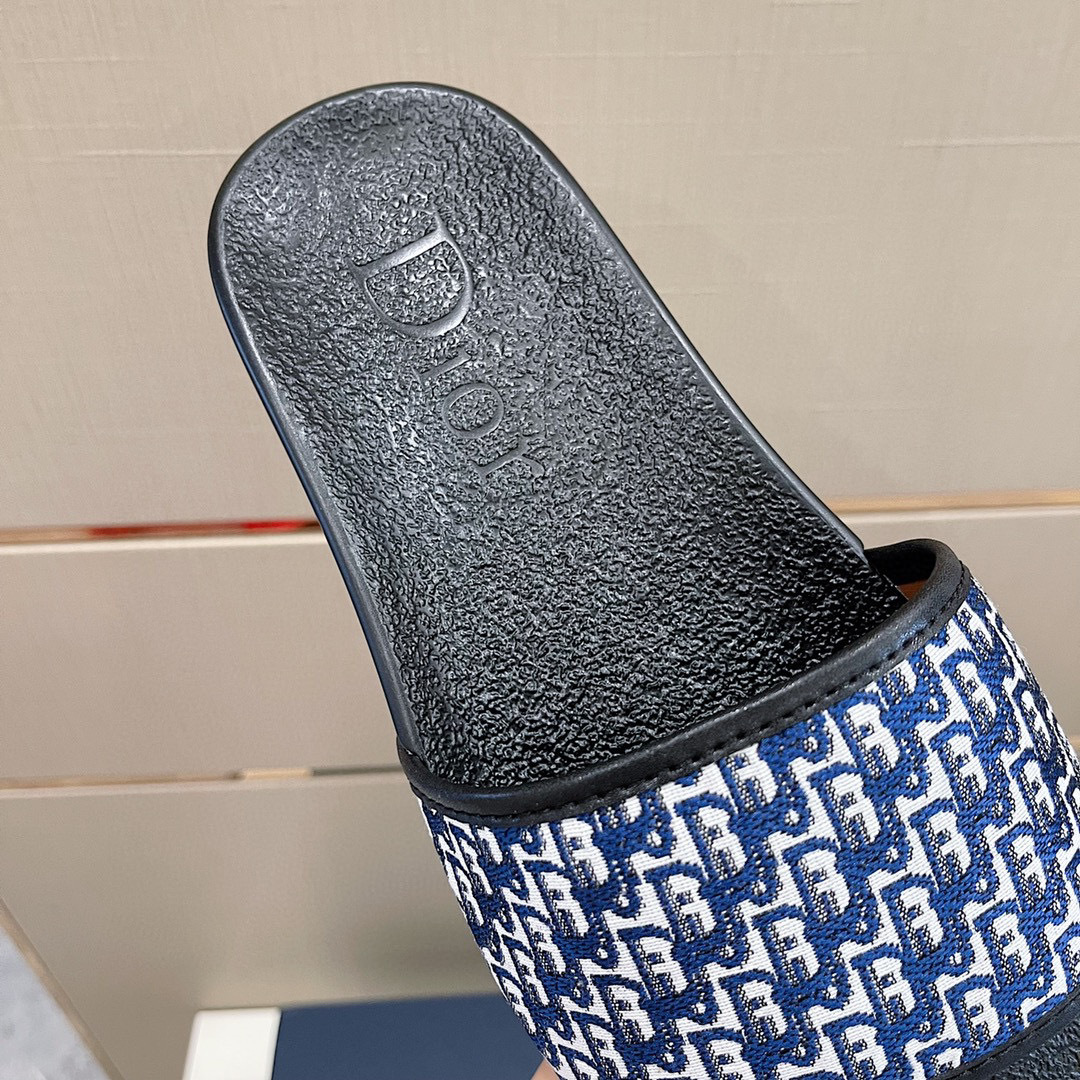 DÉP DIOR OBLIQUE MAN SLIPPER