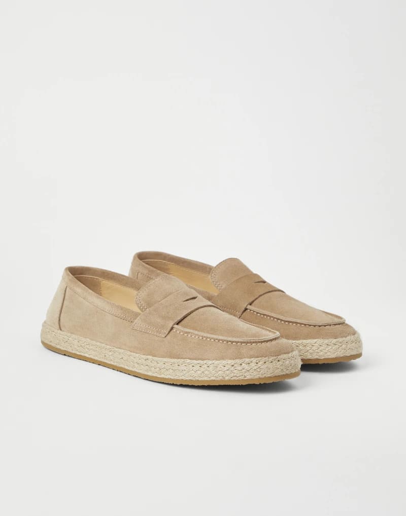 GIÀY BRUNELLO CUCINELLI SLIP ON ROPE SHOES AAA DA LỘN