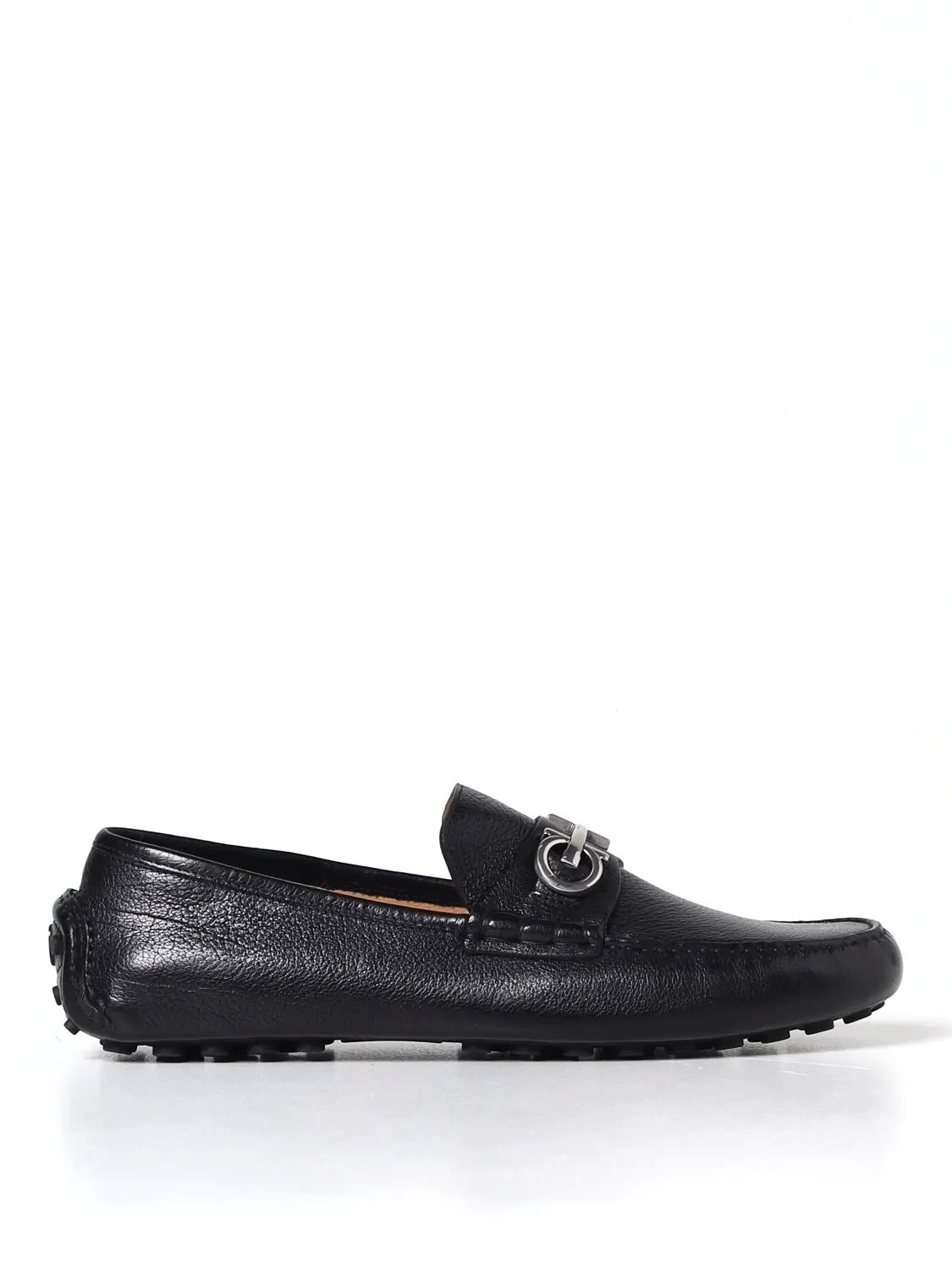 GIÀY SALVATORE FERRAGAMO Silver Buckle loafer