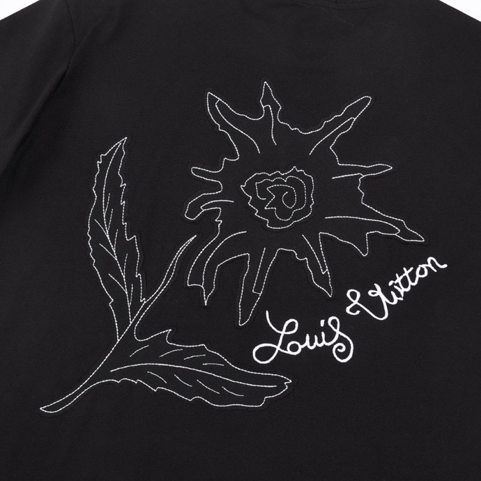ÁO LOUIS VUITTON print cotton jersey T-shirt