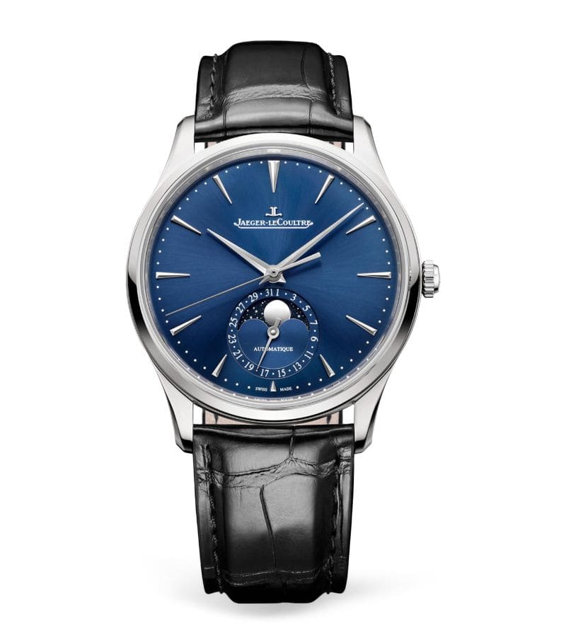 Đồng hồ Jaeger-LeCoultre Master Ultra Thin Moon Watch 39mm mặt số màu xanh