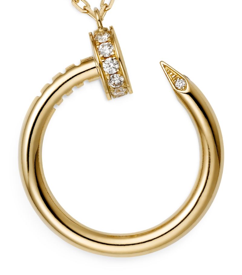 Vòng cổ CARTIER Yellow Gold and Diamond Juste un Clou Necklace vàng vàng 18K