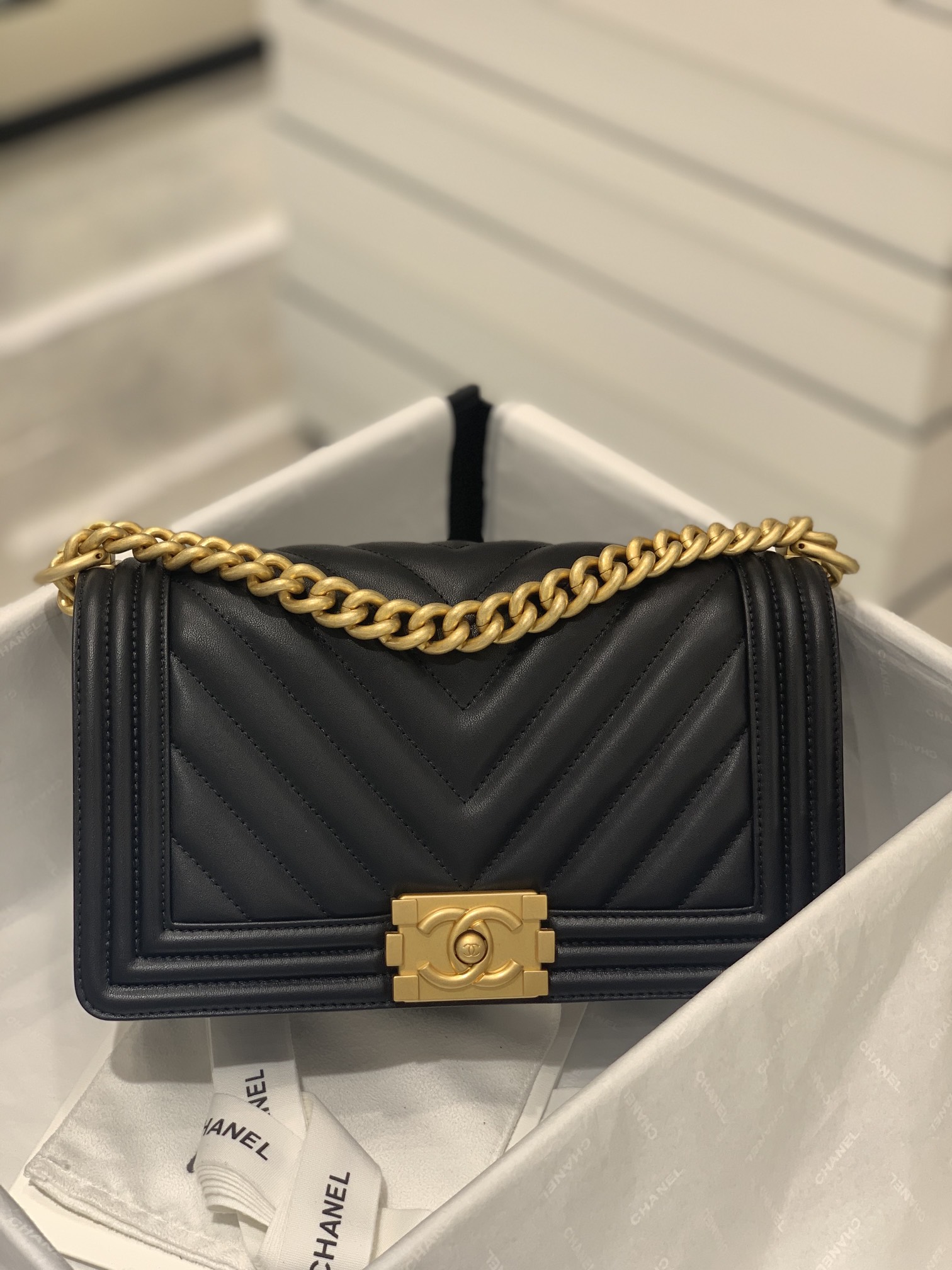 TÚI CHANEL LEBOY TRIANGLE BODIN JOYEUX DA HAAS 25