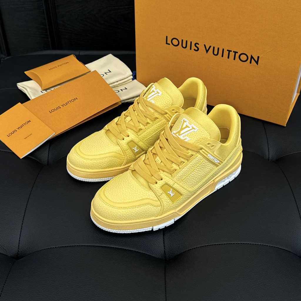 GIÀY LOUIS VUITTON TRAINER HIGH TOP QUALITY SHOES AAA
