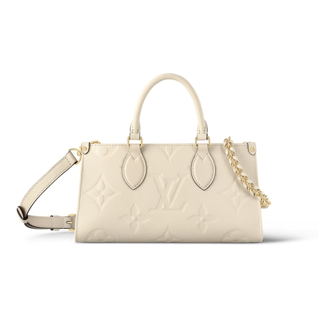 TÚI LOUIS VUITTON TOTE BAG TOP QUALITY DÁNG NGANG MÀU TRẮNG SỮA