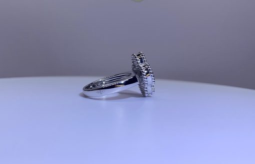 NHẪN VAN CLEEF & ARPELS ALHAMBRA VINTAGE DIAMOND GOLD 18K WHITE GOLD M.O.P