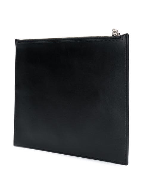 VÍ KENZO PARIS ZIPPED LEATHER POUCH