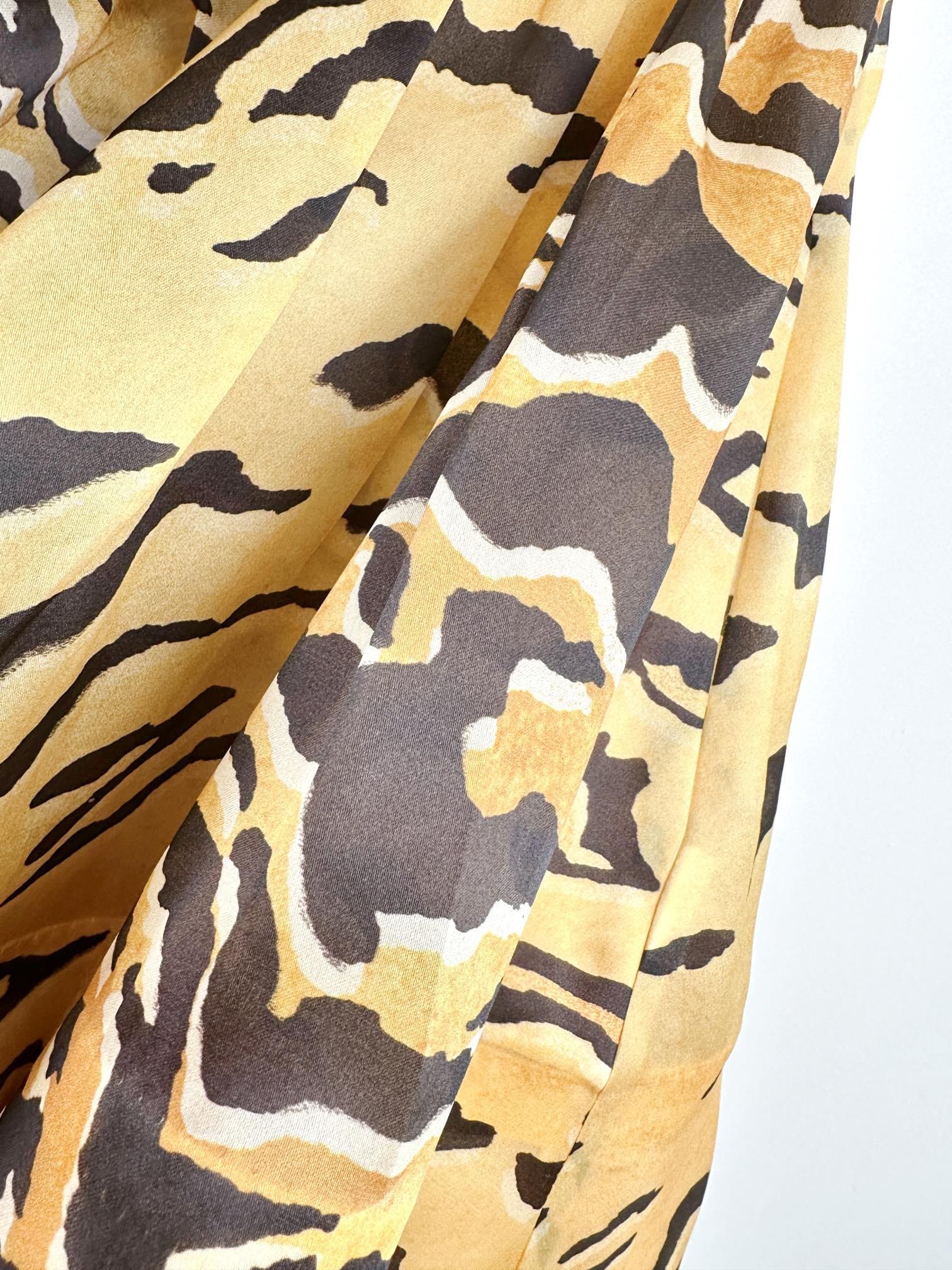 VÁY ZIMMERMANN Tiger Print Vintage High Classy