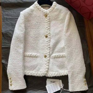 ÁO Valentino Women Cotton Tweed Jacket