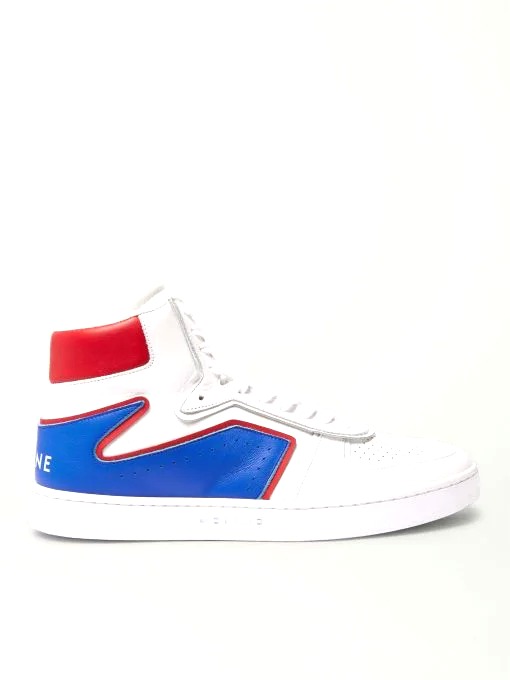 GIÀY CELINE HIGH TOP SNEAKER RED BLUE