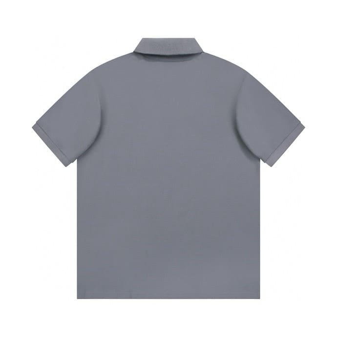 ÁO PRADA POLO SHIRT MÀU XÁM UNISEX