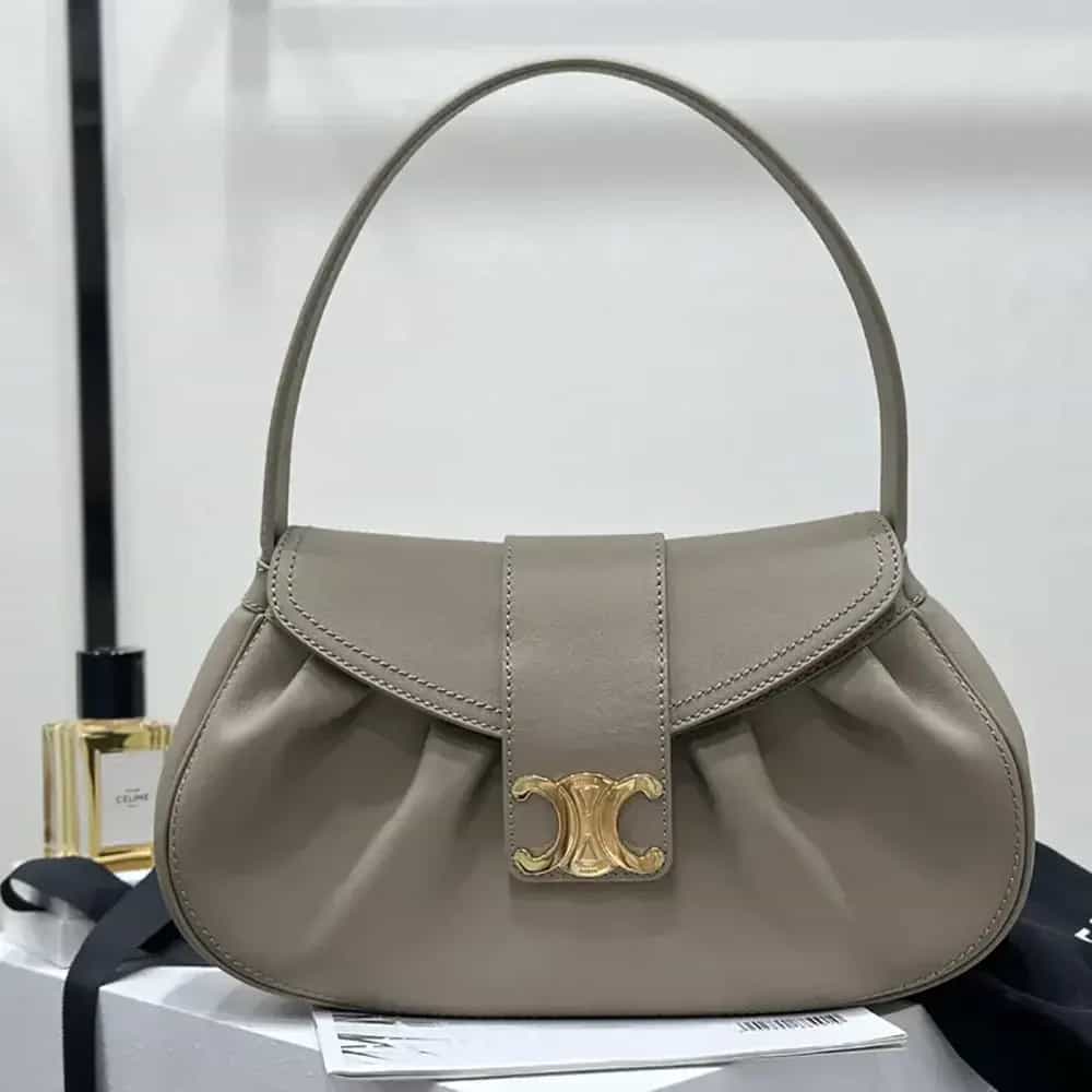 TÚI CELINE Medium Polly Bag in Supple Calfskin