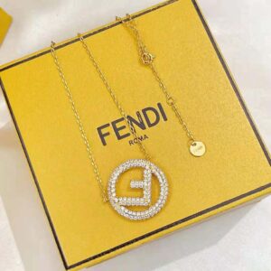 Dây chuyền Fendi Gold Color Necklace Finish Gold
