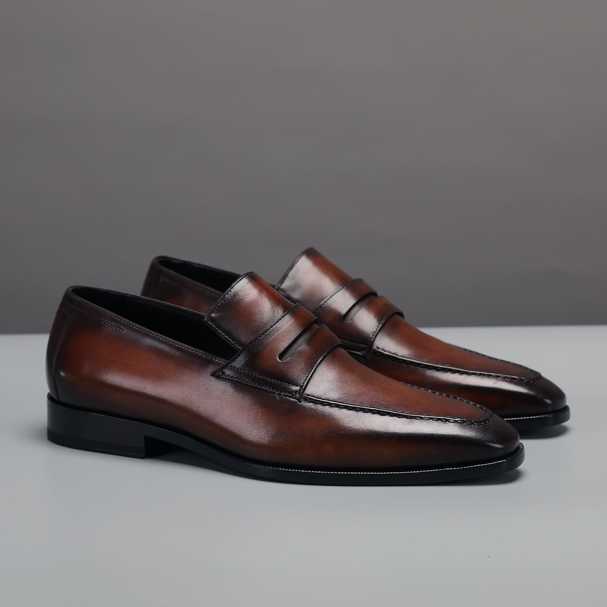 GIÀY BERLUTI LOAFER BROWN HANDMADE TOP QUALITY SHOES AAA