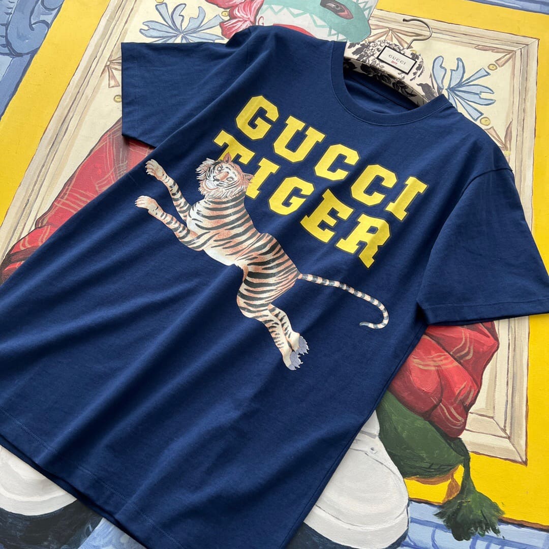ÁO GUCCI GG T SHIRT MÀU XANH UNISEX
