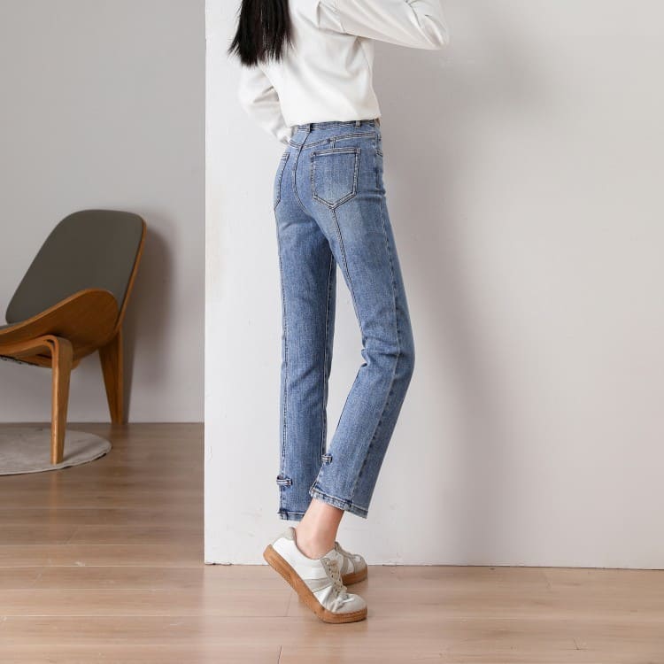 Quần jeans nữ cao cấp xuân thu JD5