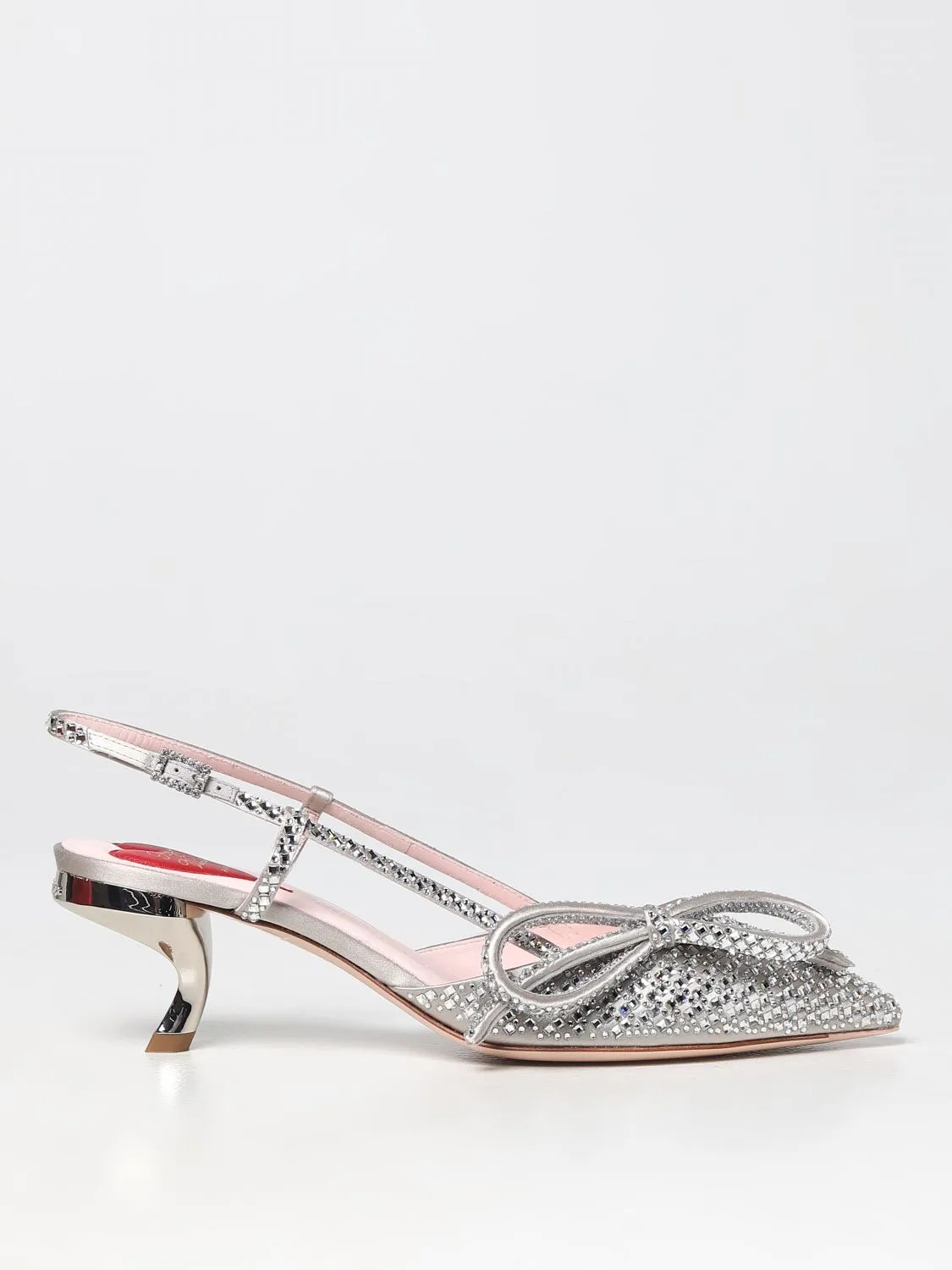 GIÀY ROGER VIVIER Silver high heel shoes