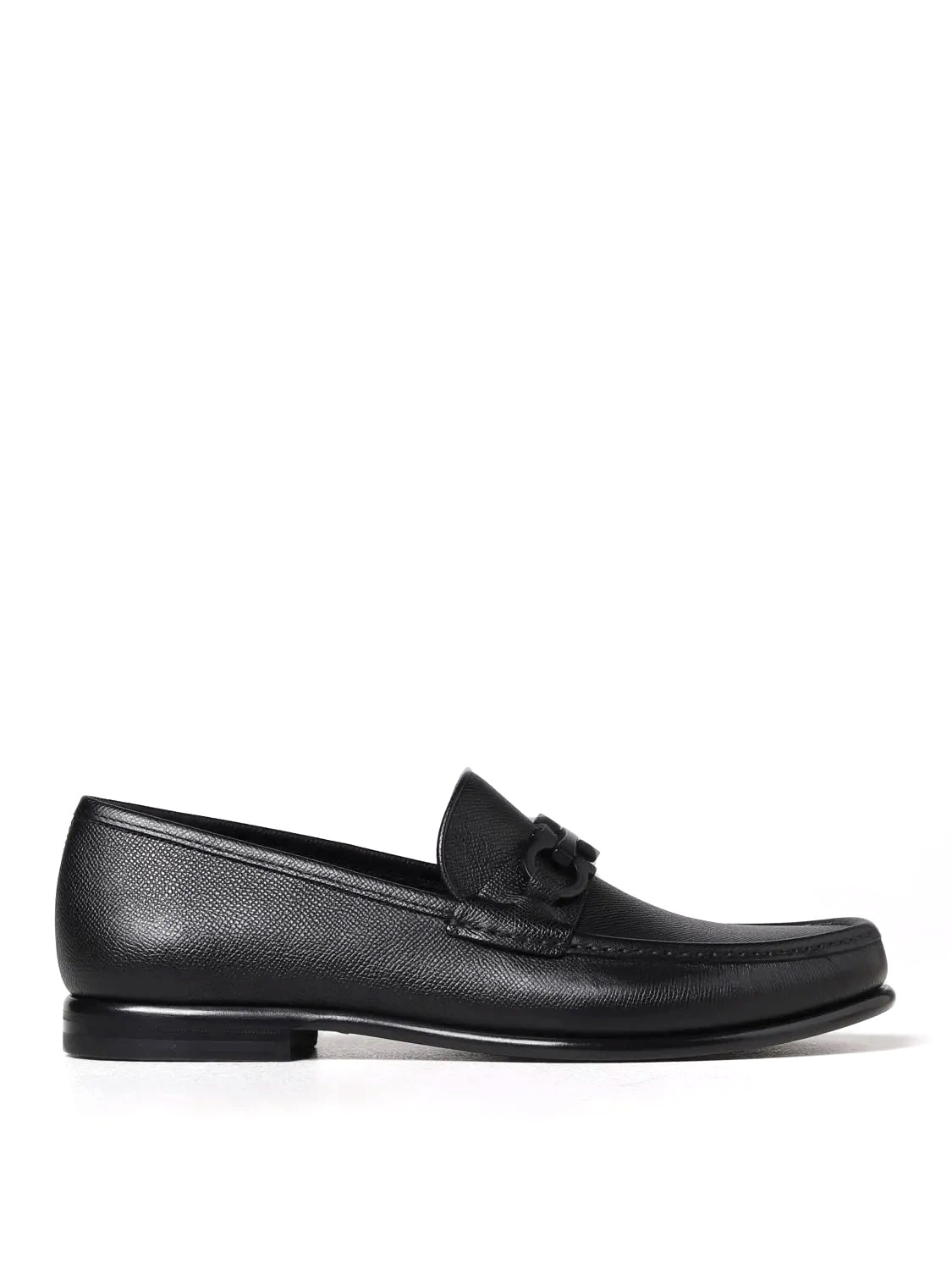 GIÀY SALVATORE FERRAGAMO Black Buckle loafer
