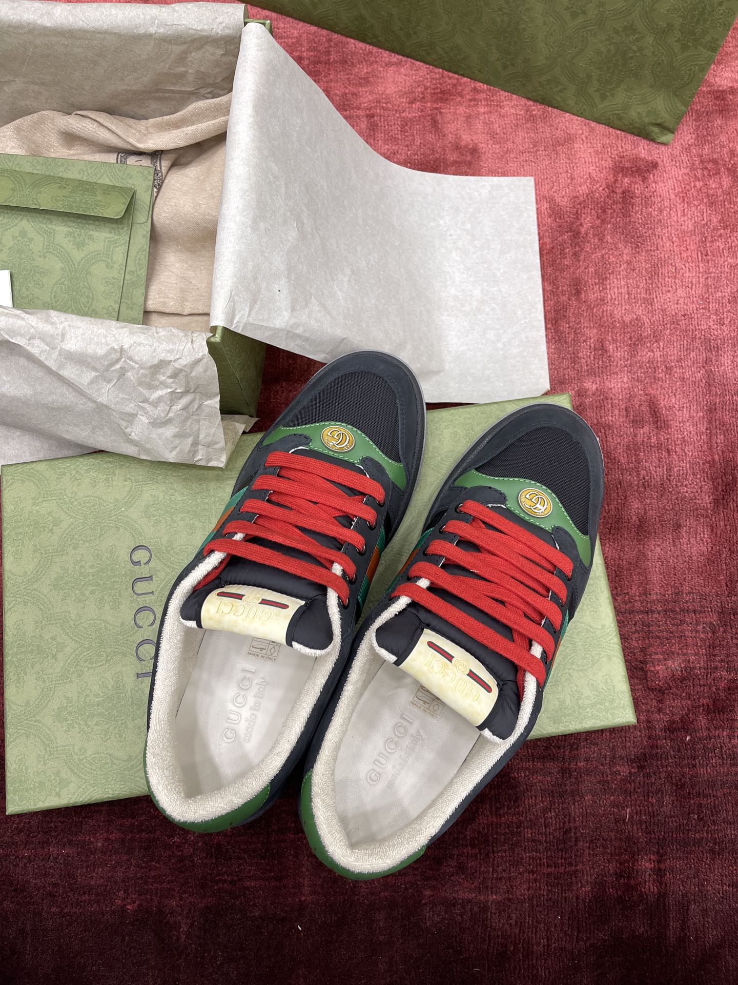 GIÀY GUCCI SCREENER SNEAKER SHOES AAA
