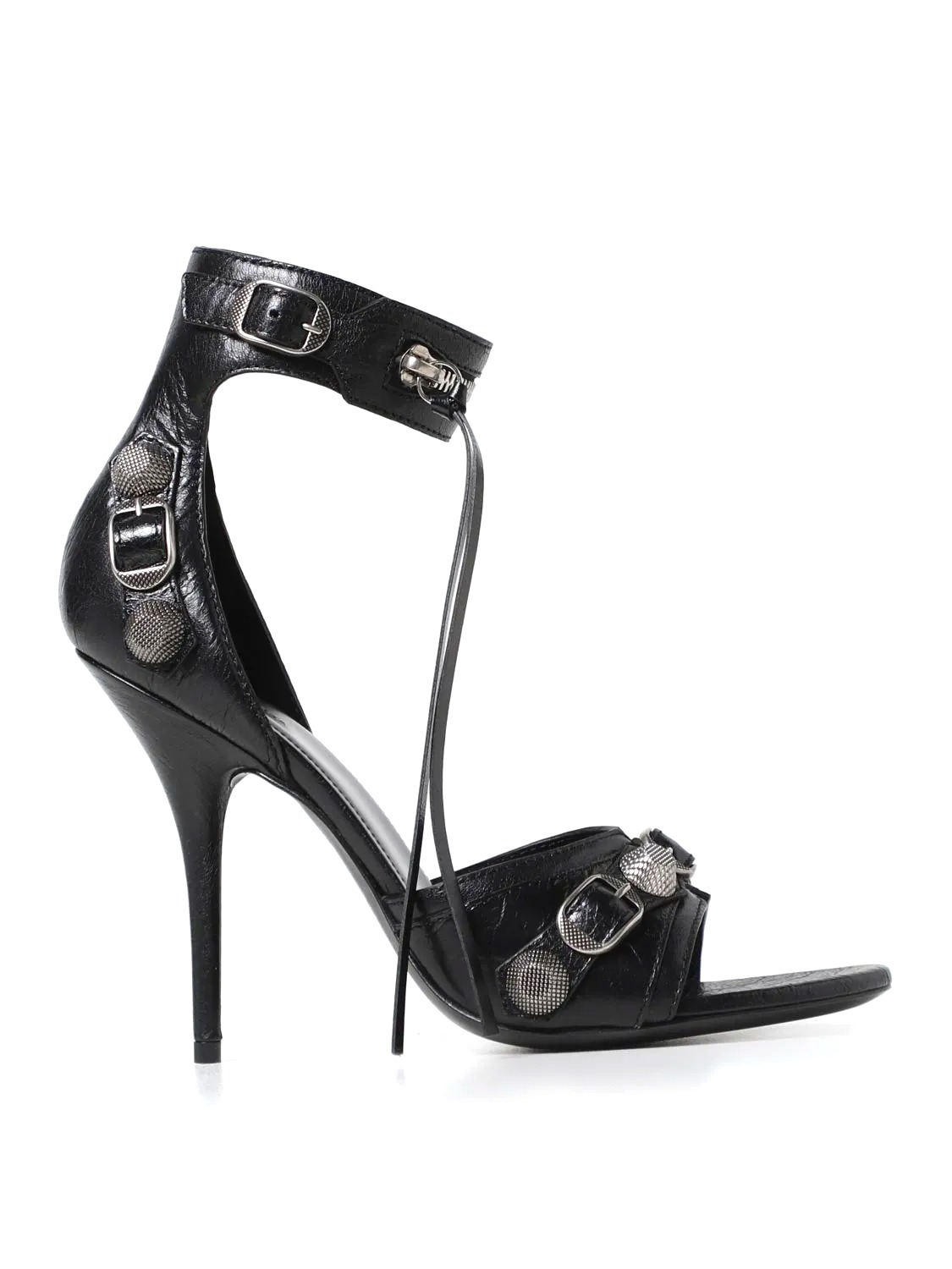 GIÀY BALENCIAGA Black heeled sandals shoes