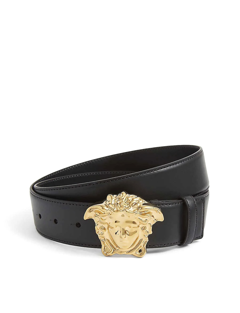 DÂY LƯNG VERSACE Medusa brand-plaque leather belt