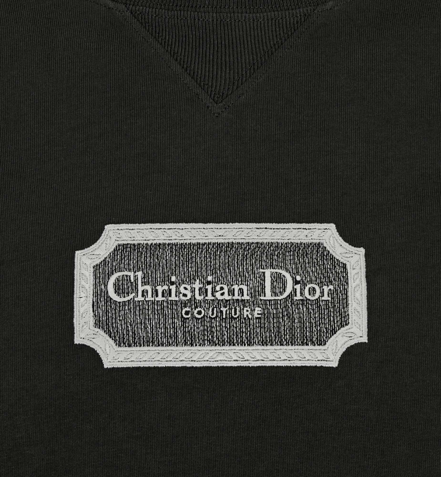 ÁO DIOR DIOR COUTRE LOGO T SHIRT BLACK