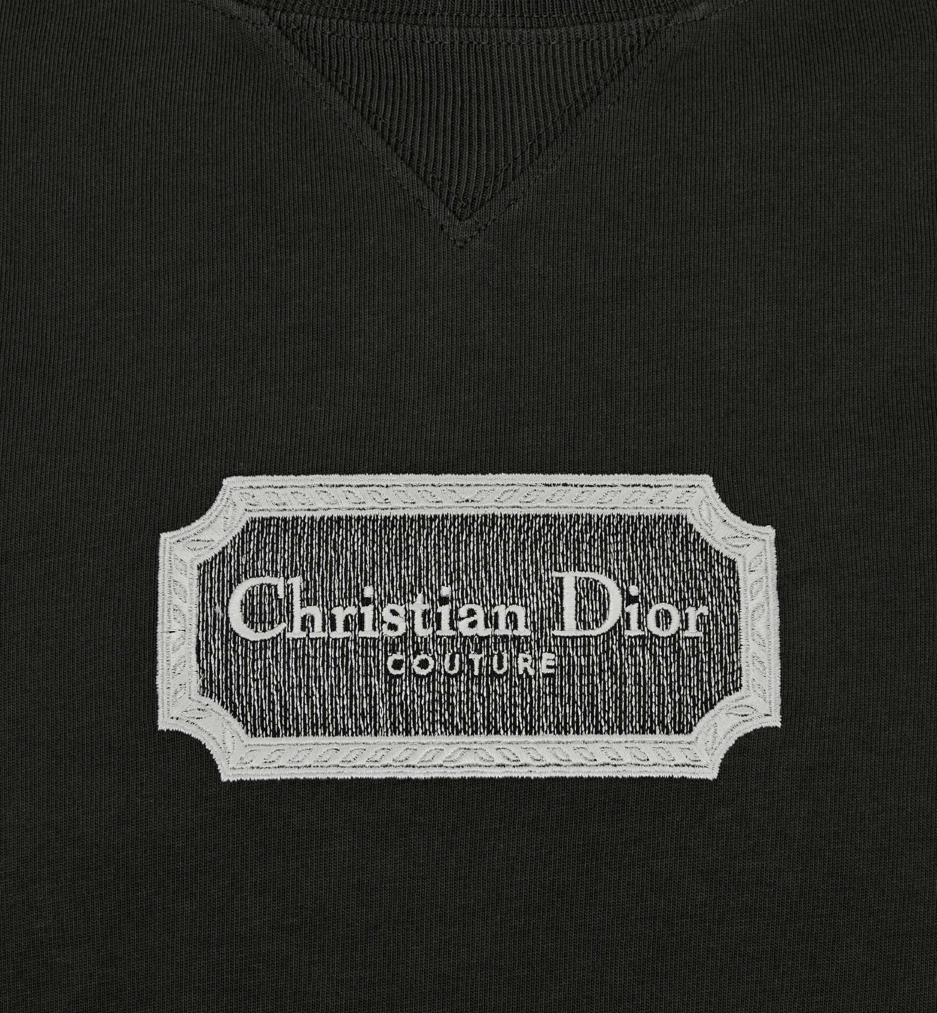 ÁO DIOR DIOR COUTRE LOGO T SHIRT BLACK