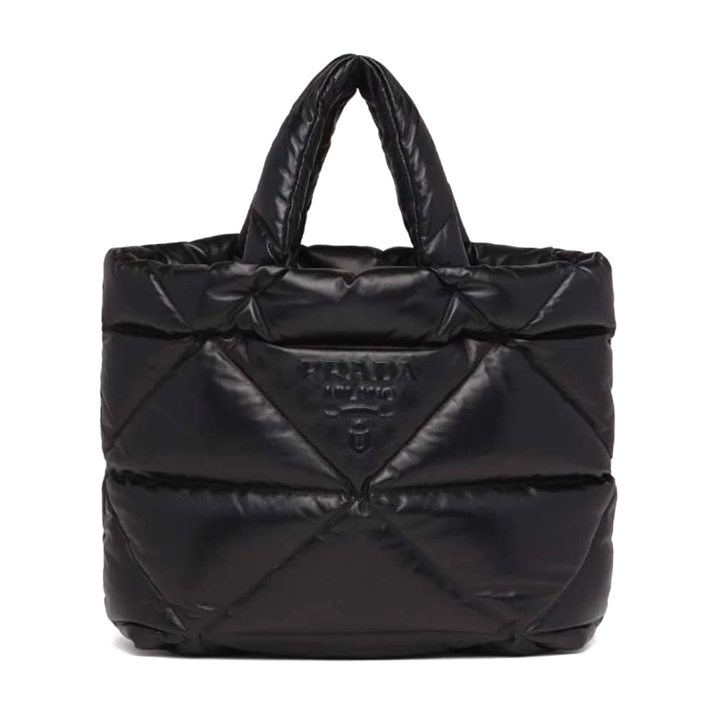 TÚI Prada Padded Nappa Tote Bag-Black