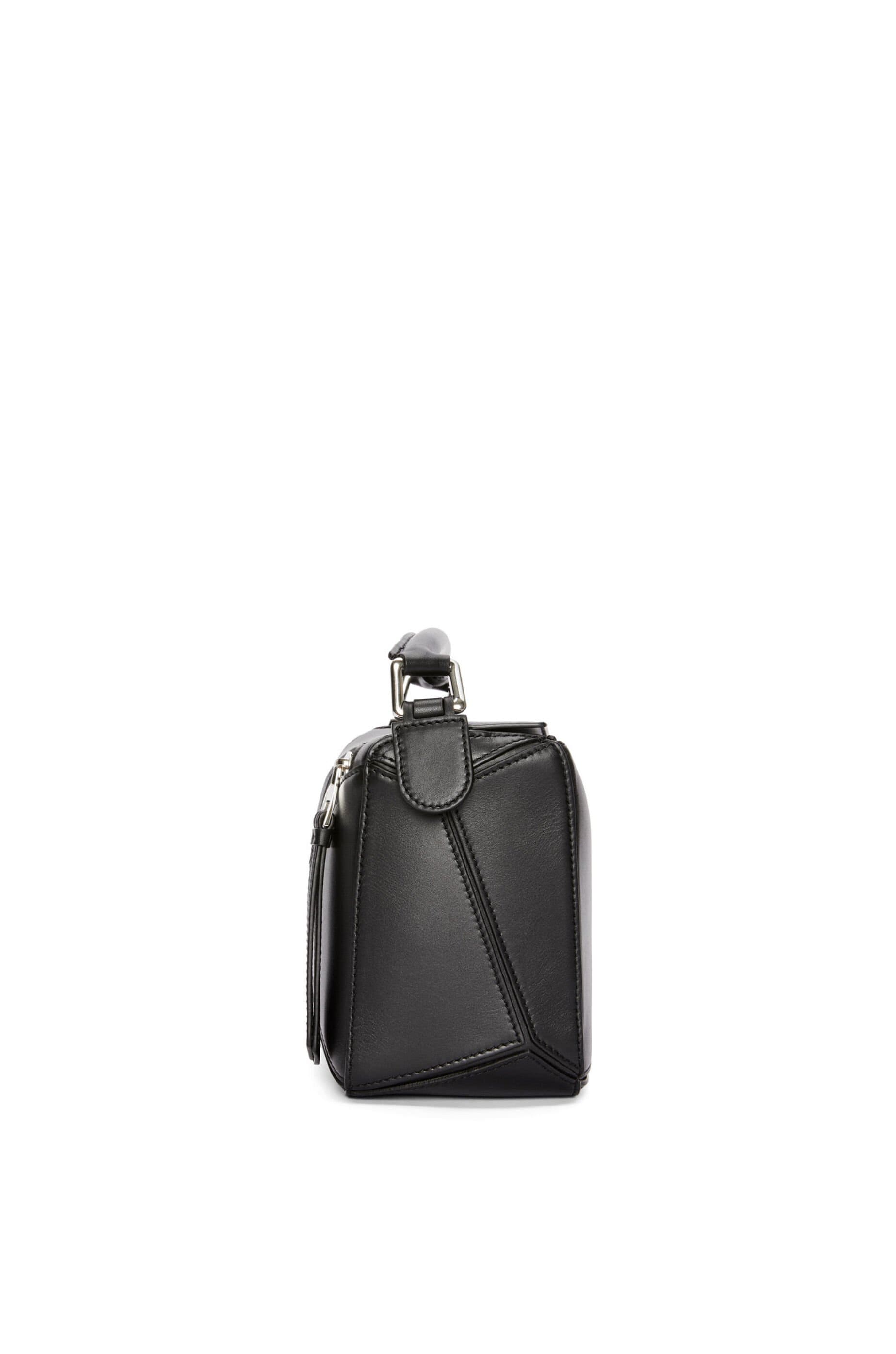 Túi LOEWE Small Puzzle bag in satin calfskin black