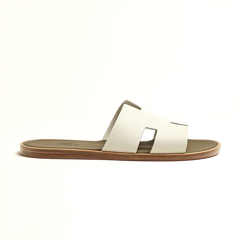 DÉP HERMES IZMIR EPSOM LEATHER Beige Glaise Vert Toundra