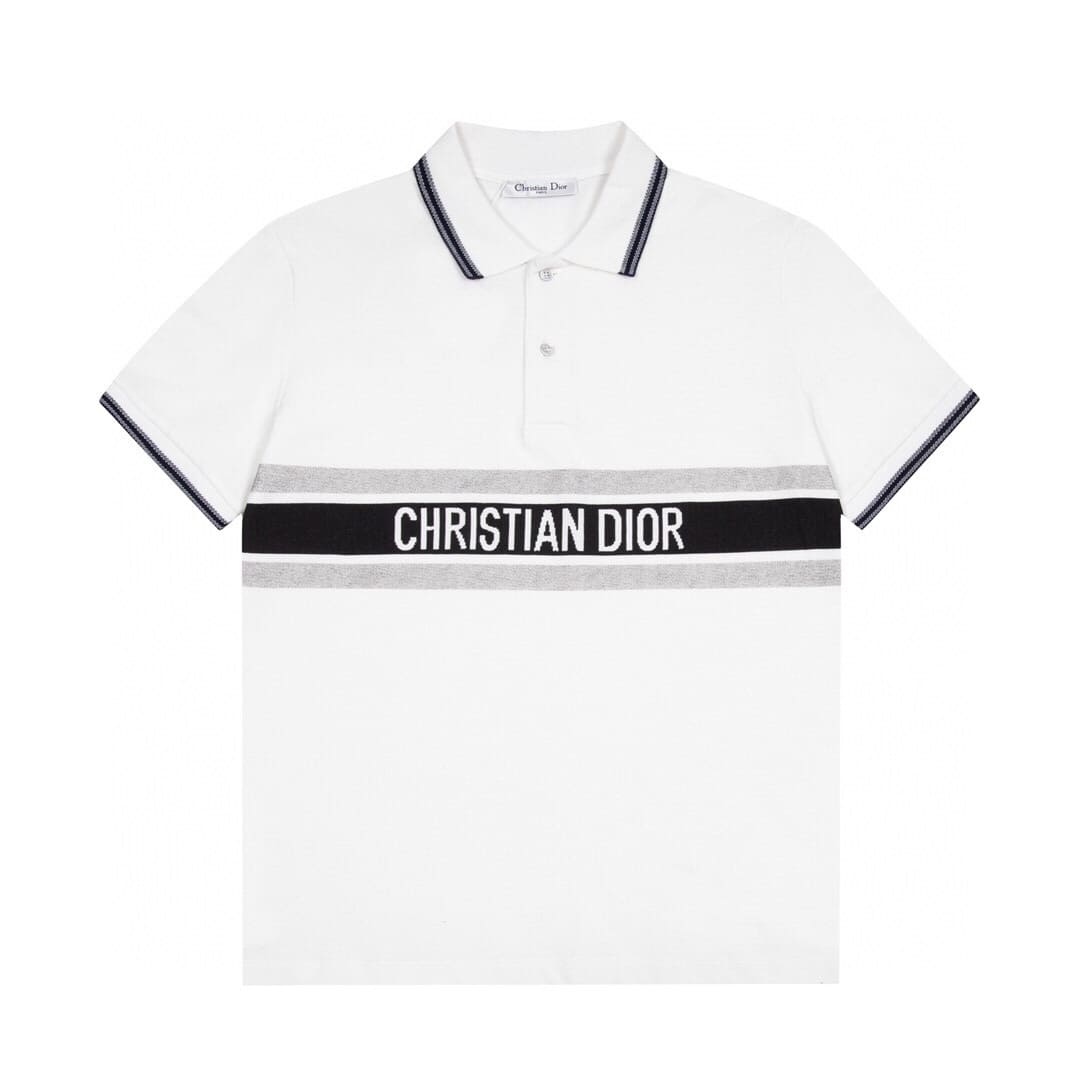 ÁO DIOR POLO SHIRT WHITE