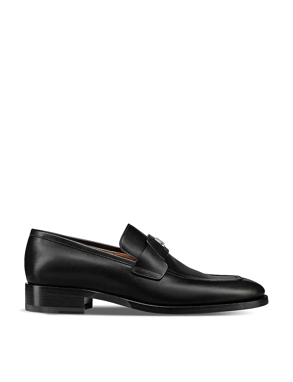 GIÀY CHRISTIAN LOUBOUTIN Varsimoc monogram-plaque leather loafers