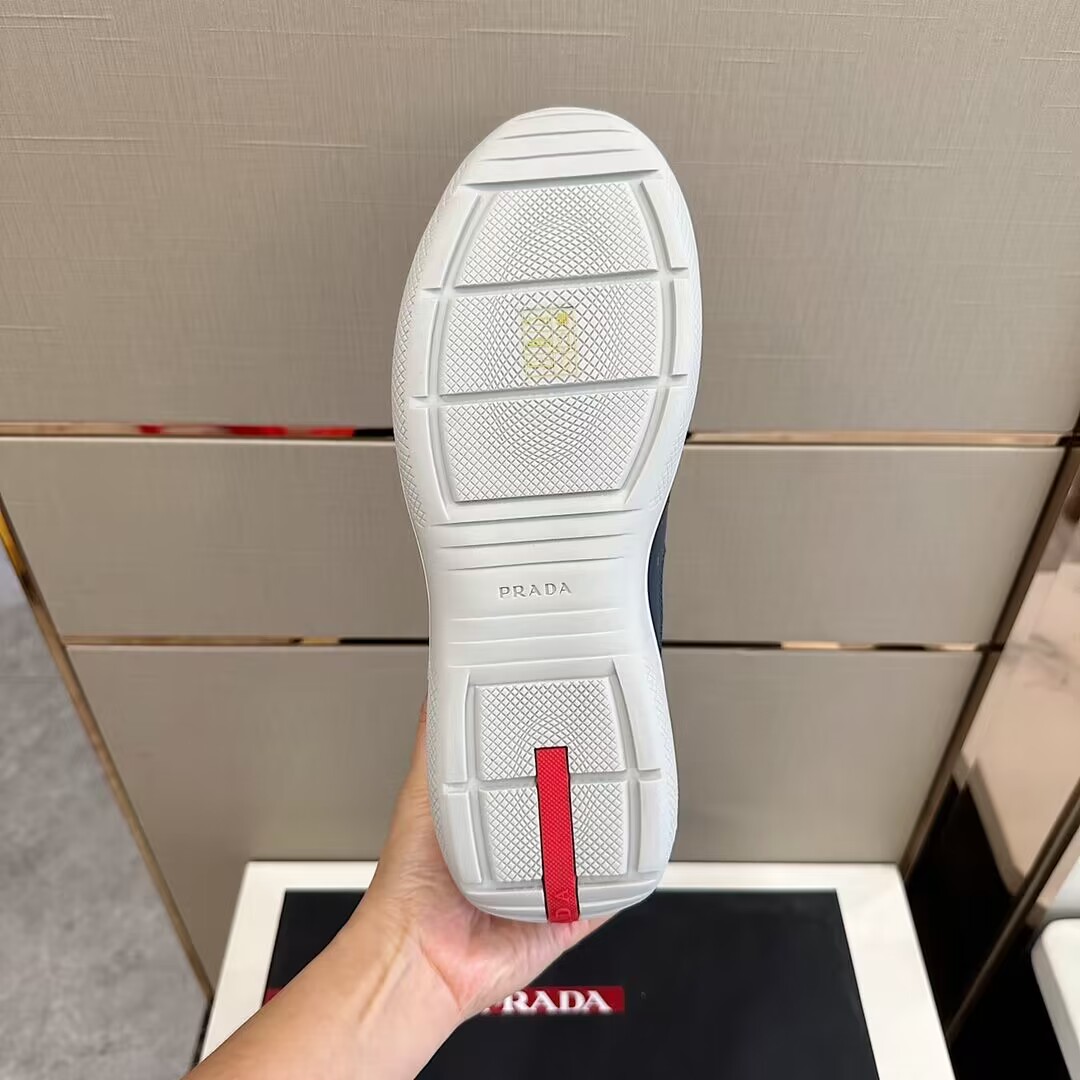 GIÀY PRADA RED LOGO SNEAKERS SHOES