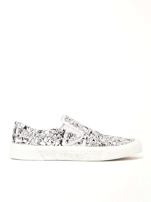 GIÀY CELINE SLIP ON PRINTED CANVAS