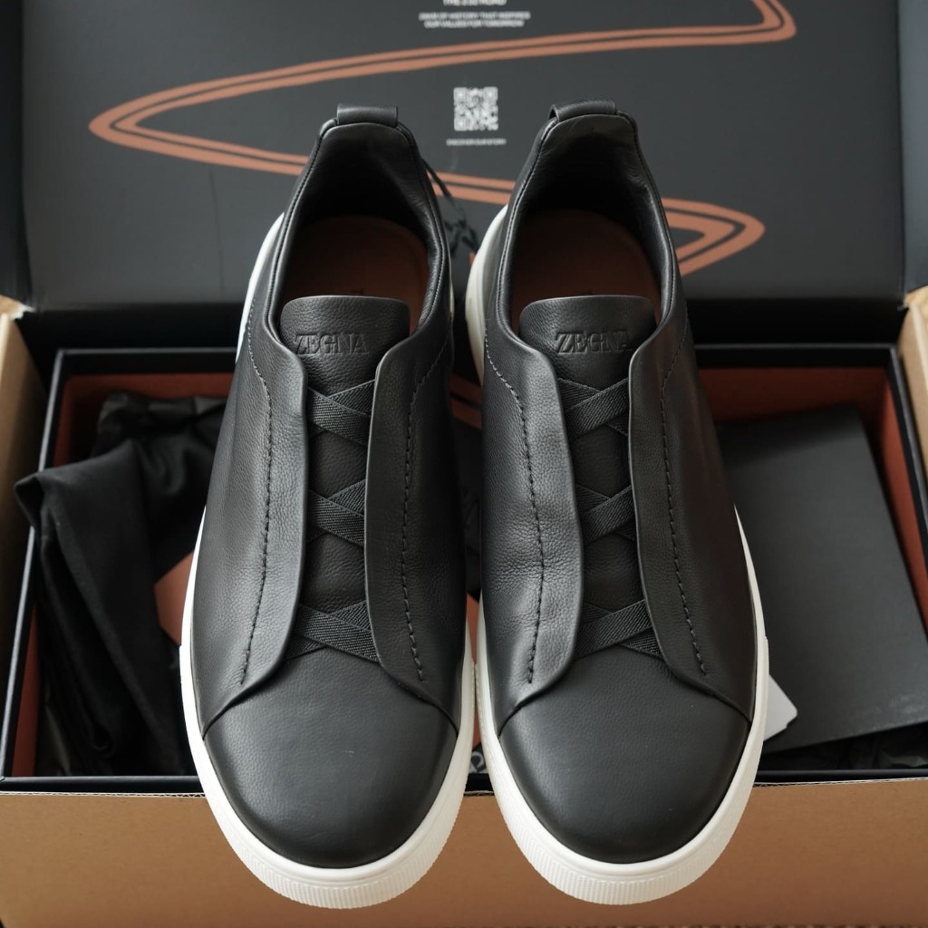 GIÀY ERMENEGILDO ZEGNA TRIPLE STITCH TOP QUALITY SHOES AAA