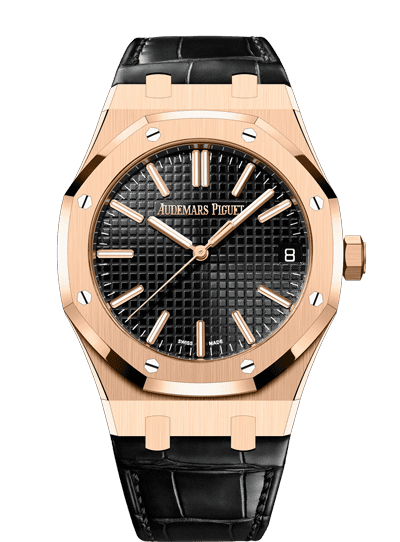 Đồng hồ Audemars Piguet Royal Oak Black Dial mặt số màu đen
