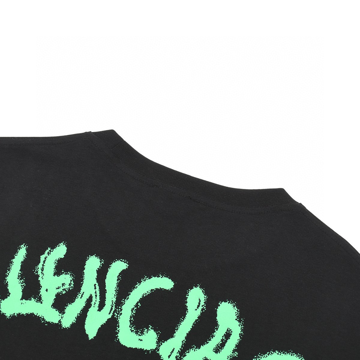 ÁO BALENCIAGA print cotton jersey T-shirt