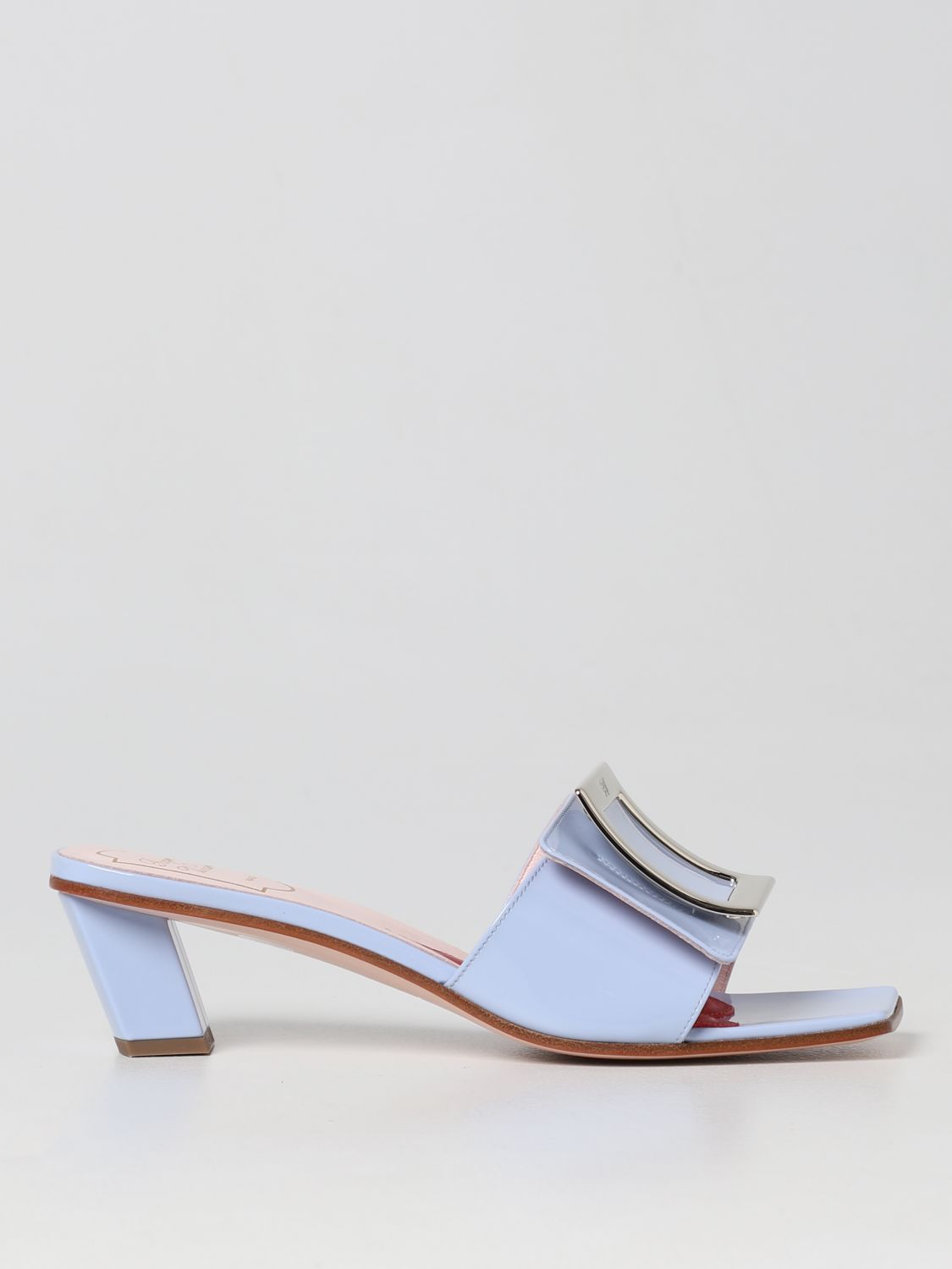 GIÀY ROGER VIVIER Sky Blue heeled sandals shoes