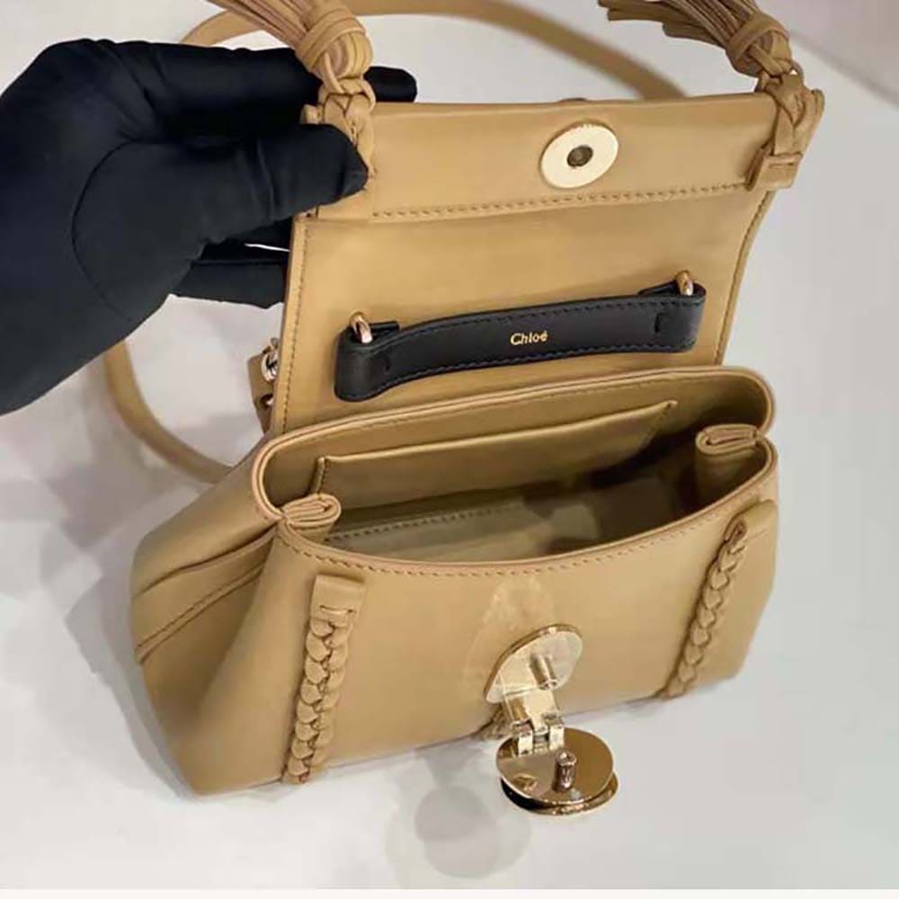 TÚI Chloé Women Penelope Mini Soft Shoulder Bag-Brown