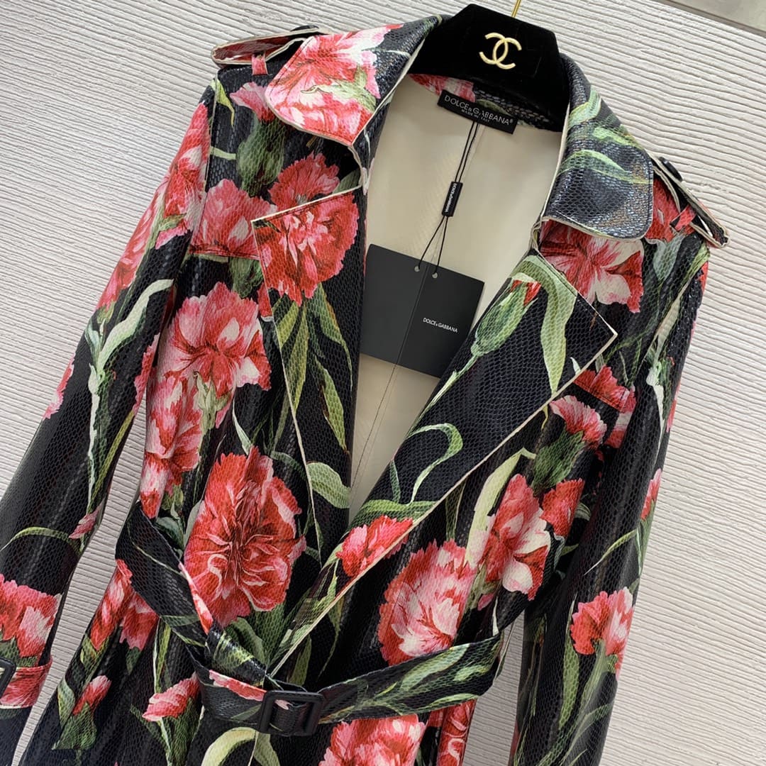 VÁY ÁO DOLCE & GABBANA Party Long Dress High Classy Hoa Cẩm Chướng
