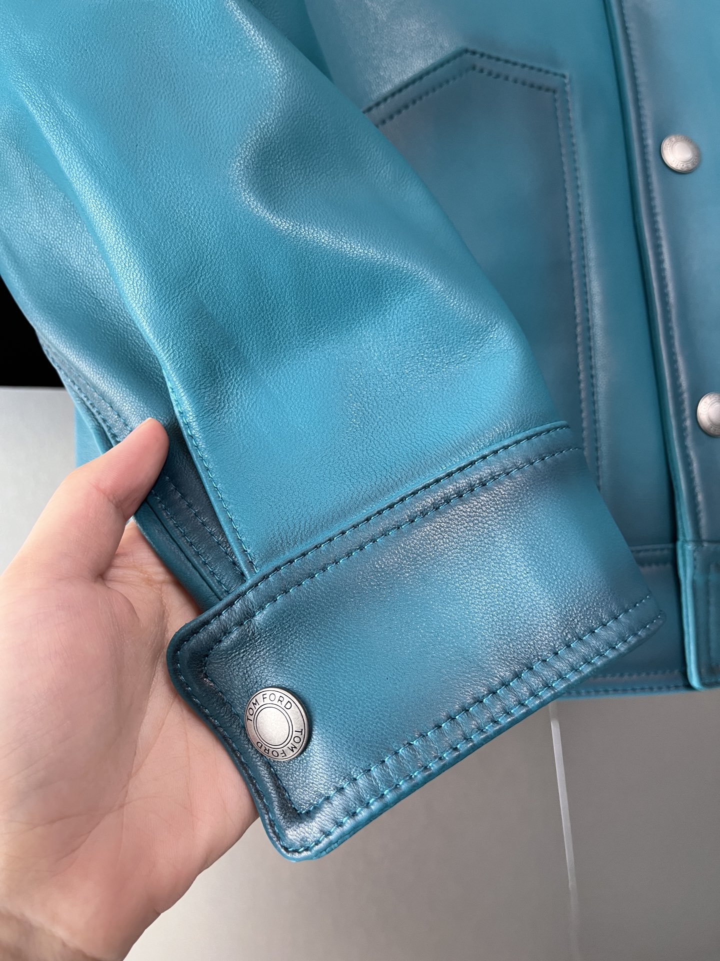 ÁO TOM FORD LEATHER JACKET