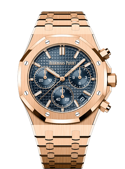 Đồng hồ Ademars Piguet Royal Oak Selfwinding Chronograph mặt số màu xanh navy