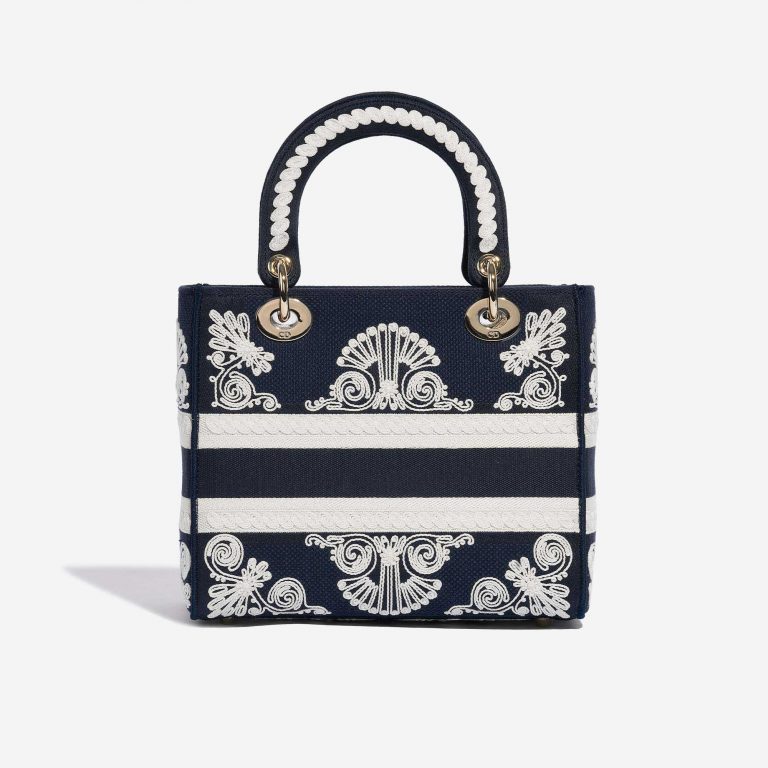 TÚI Dior Lady D-Lite Medium Canvas Blue  White