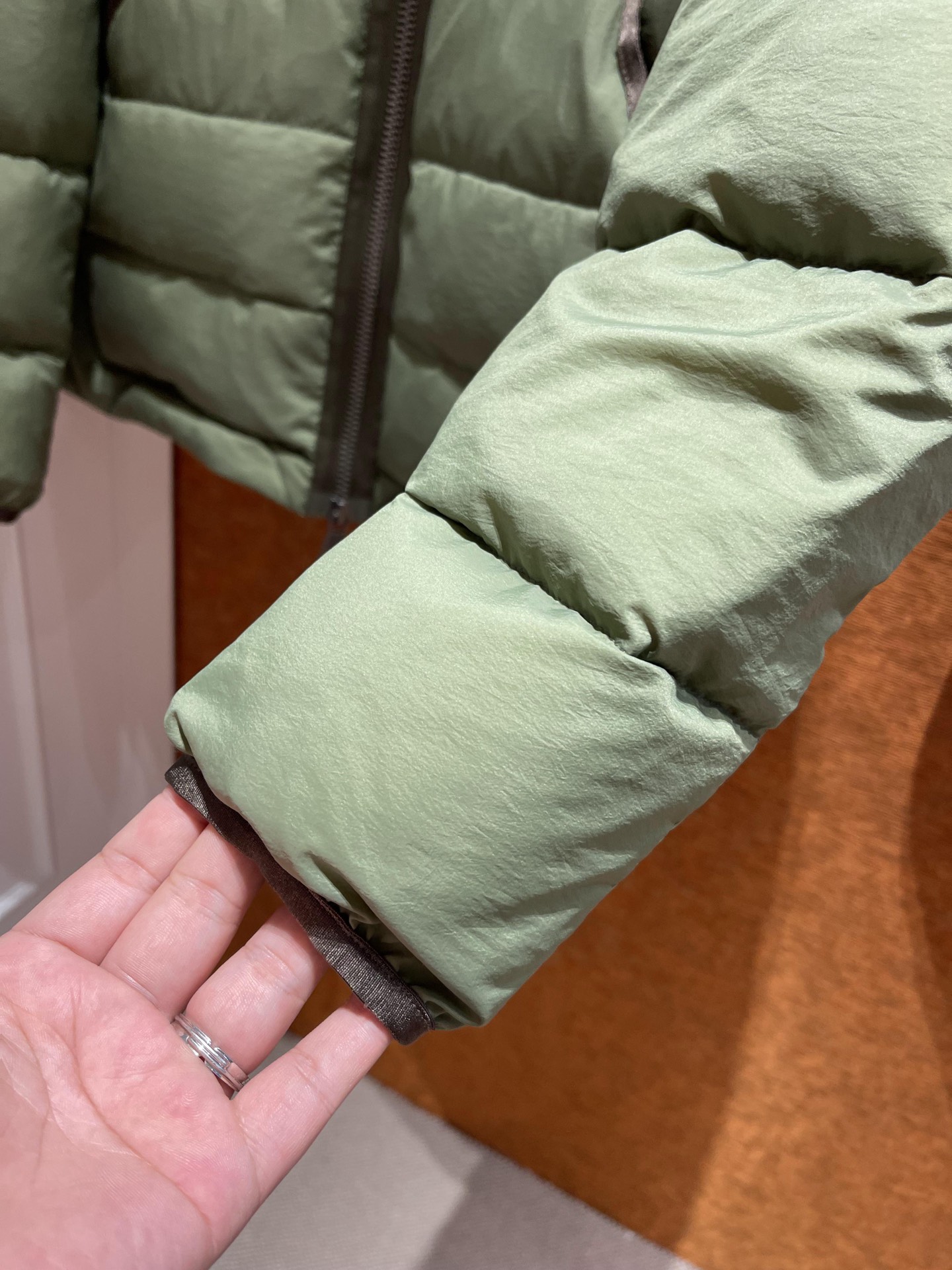 ÁO MONCLER WINTER GREEN DOWN JACKET