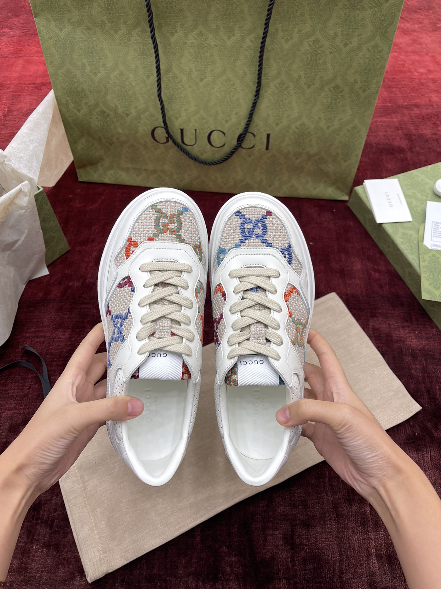 GIÀY GUCCI GG SNEAKER SHOES AAA