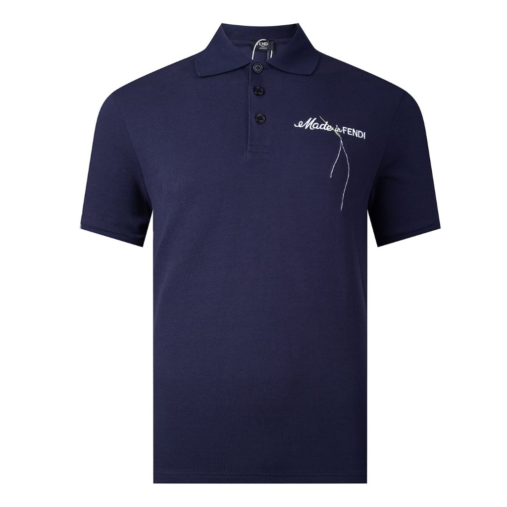 ÁO FENDI POLO SHIRT BLUE MÀU XANH