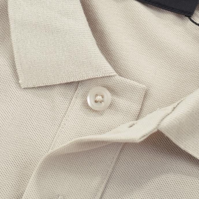 ÁO PRADA POLO SHIRT MÀU KEM UNISEX