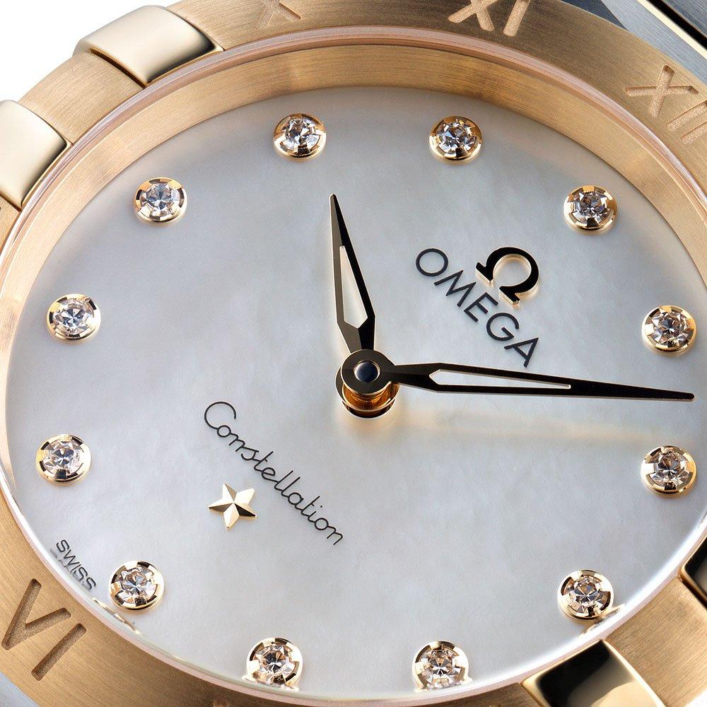 ĐỒNG HỒ OMEGA Constellation Manhattan 18ct Rose Gold Diamond Ladies Watch